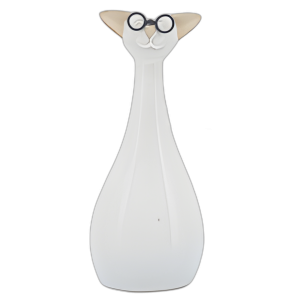 CER, 7´´ H CAT GORDOS CON GAFAS, BEIGE
