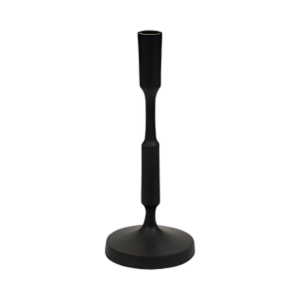 METAL, CANDELABRO CÁRCEL DE 12´´ H, NEGRO