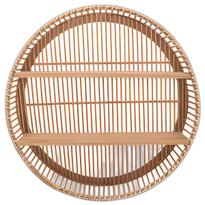 BAMBÚ, 31'H ESTANTE DE PARED, NATURAL