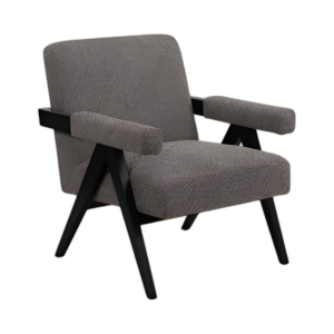 MADERA - SILLA DE ACENTO ESCANDINAVO - GRIS