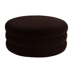 39X17 OTOMANA DE TRIPLE TRIPLE, MARRÓN