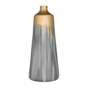 VIDRIO DE 21´´ H CON ANILLO, WICKHOM GRIS