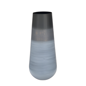 JARRÓN DE METAL 18´´ H ALABASTRON, MULTI