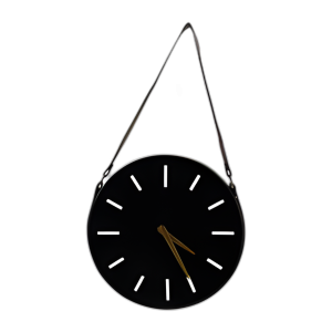 METAL, RELOJ DE PARED DE 14´´ , NEGRO