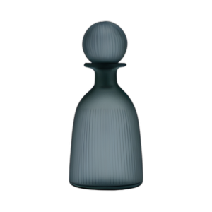 VIDRIO DE 13´´ H CON TAPA, AZUL/ GRIS