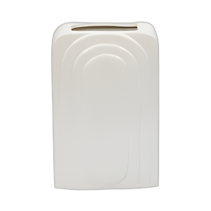 DOL, JARRÓN RECTANGULAR DE 7´´ , BLANCO