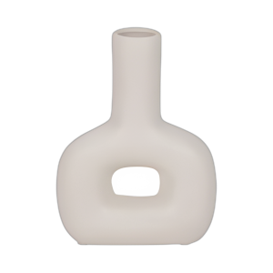 DOL, JARRÓN DE CORTE ABIERTO DE 8´´ , ALGODÓN