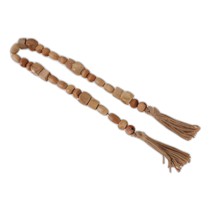 MADERA, 32X.75 GARLAND DE CUENTAS, NATURAL