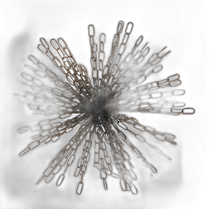 METAL, ORBE DE CADENA DE 12´´ , NEGRO