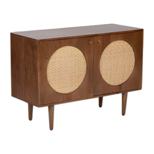 MADERA, APARADOR DE 2 PUERTAS DE 39´´ L, KD MARRÓN