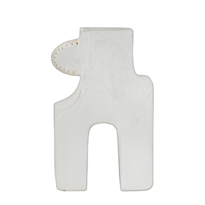 ECOMIX, JARRÓN DE RESUMEN DE 19´´ H, BLANCO