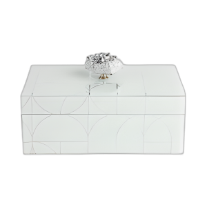 TOP DE PIEDRA GEO GLASS GEO DE 8X5´´ , PLATA, PLATA