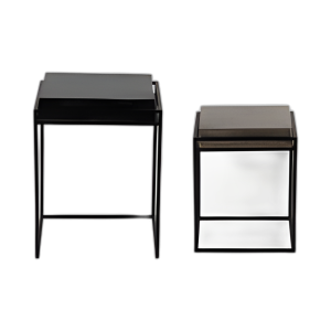 METAL, S/2 14X19´´ /18X23´´ TABLAS DE LADO CUADRADOS