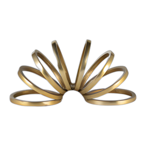 METAL, 11´´ , DECO DE ANILLO SLINKY, ORO