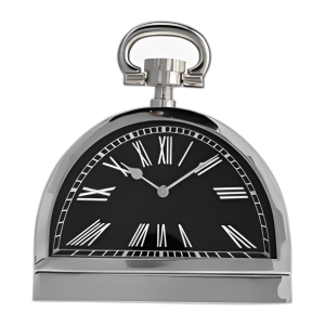 METAL, 10´´ H, MESA DE MESA INCLINADA CON MANGO, NÍQUEL