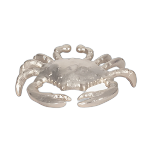 METAL, 7´´ CANGREJO DECO DE PLATA