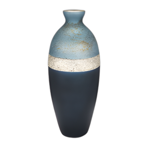 VIDRIO DE 18´´ JARRÓN BRILLANTE TRICOLOR, MULTI