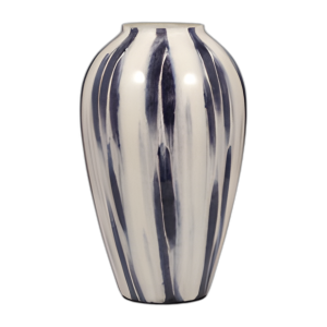 VIDRIO A RAYAS DE 20´´ , NEGRO/BLANCO