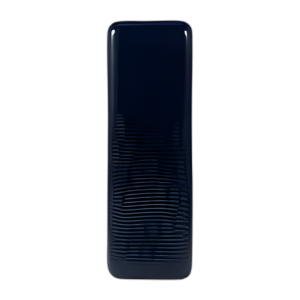 CER, JARRÓN DE RANURA CUADRADO DE 18´´ , AZUL MARINO