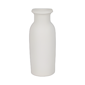 CER, JARRÓN DELGADO DE 20´´ H DE ALTURA, BLANCO