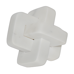 MÁRMOL, 5´´ ORBE GEOMÉTRICO, BLANCO