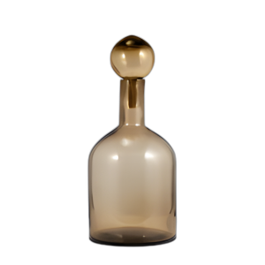 VIDRIO, BOTELLA DE 17´´ CON TOPE DE TOPE