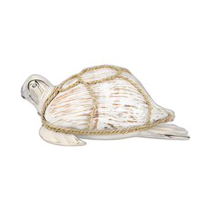 COCO, TORTUGA DE 13´´ L, BLANCO/MARRÓN