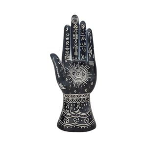 RESINA, MANO DE TATUAJE DE 10´´ , NEGRO