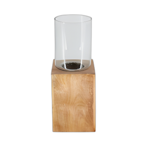 MADERA, PILAR DE BASE CUADRADA DE 15´´ HURACÁN, NATURAL