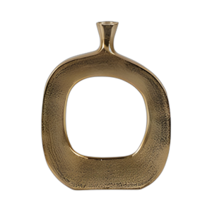 JARRÓN DE CORTE ABIERTO DE 16´´ , CHAMPÁN