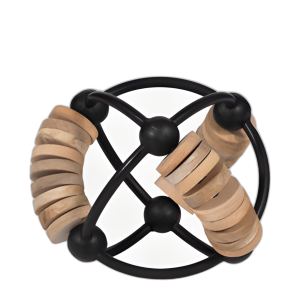 METAL, 6´´ ABACUS ORB, NATURAL/BLACK