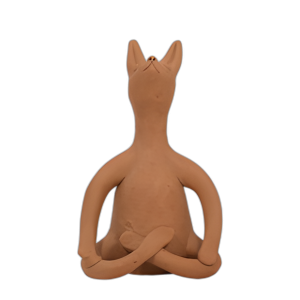 TERRACOTTA, 9´´ OM YOGA BUNNY, NATURAL
