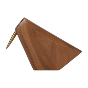 MADERA, 6´´ PÁJARO SENTADO, MARRÓN