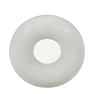 MARBLE, ESCULTURA DE 6´´ , BLANCO