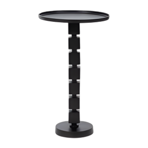 TABLA DE ACENTO DE CUBO APILADO DE ALUMINIO DE 25´´ , BLK KD