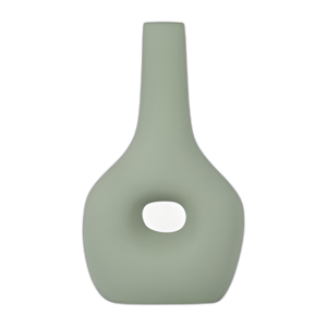 CER, JARRÓN NOMAD NOMAD RECORTADO DE 9´´ , SABIO OSCURO