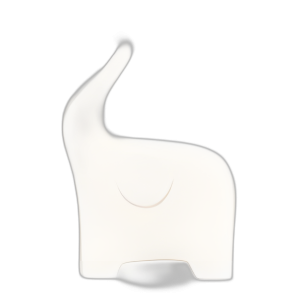 CER, 7´´ TRUNK UP ELEPHANT, ALGODÓN