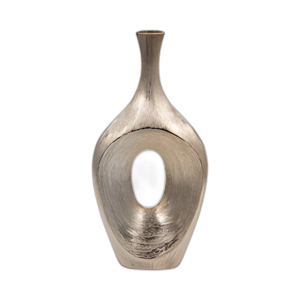 CER, JARRÓN DE CORTE ABIERTO DE 19´´ , CAMPEÓN