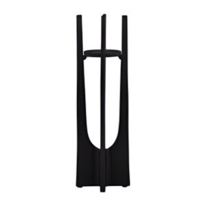 METAL, CANDELABRO DE PILAR DE 16´´ , NEGRO