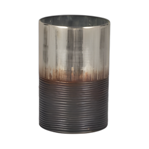 VIDRIO DE 2 TONOS METÁLICOS DE 9´´ , PLATA