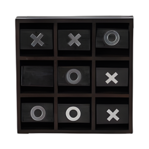 MADERA, 10X10 TIC TAC TIC TIC, NEGRO