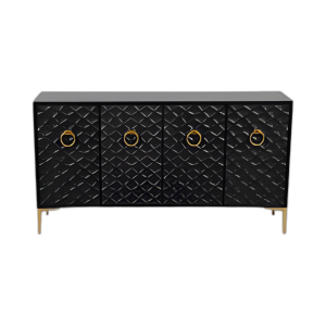 MADERA, GABINETE DE CONSOLA 65X35, BLK/GLD, KD