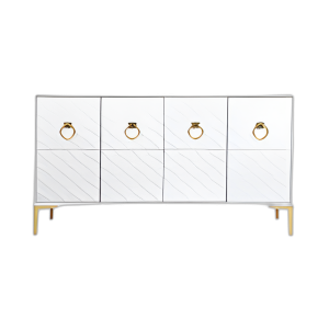 MADERA, GABINETE DE CONSOLA 65X35, WHT/GLD, KD