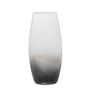 GLASS, JARRÓN DE CRUJIDOS DE 11´´ , MULTI