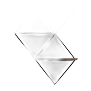 METAL/MADERA, ESTANTE DE PARED DE DIAMANTE DE 3 NIVELES DE 21´´ , MARRÓN/B