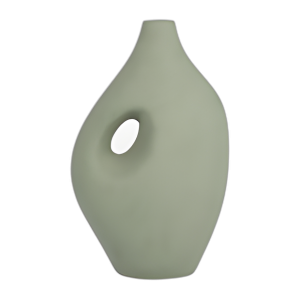 CER, JARRÓN DE MANGO NÓMADA DE 12´´ , SABIO OSCURO