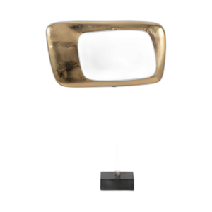 METAL/MÁRMOL, DECO DE LA MESA DE 20´´ , DORADO KD