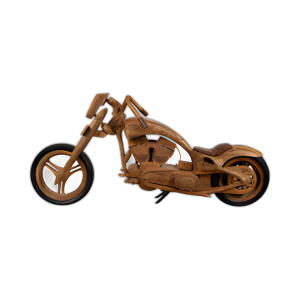 96´´ BICICLETA DE PICADOR DE MADERA, NATURAL, KD