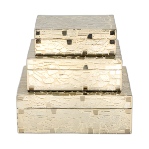 S/3 6/7/9´´ CAJAS DE MOSAICO, CHAMPÁN