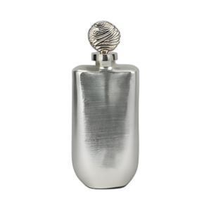 VIDRIO, TOPPER DE ORBE DE BOTELLA METÁLICA DE 16´´ , PLATA